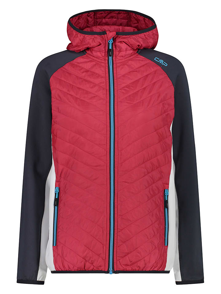 CMP Kurtka hybrydowa w kolorze czarno-czerwonym rozmiar: 40