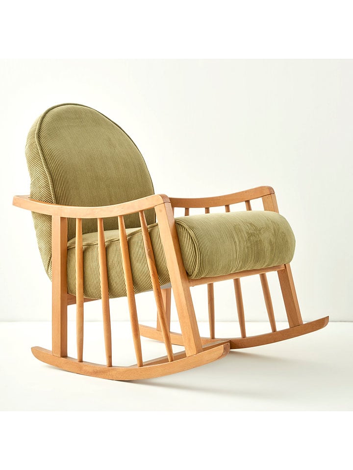 BELLA MAISON Fotel bujany "Alen" w kolorze khaki - 85 x 67 x 75 cm rozmiar: onesize