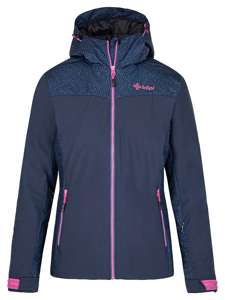 Kurtka narciarska "Flip" w kolorze granatowym