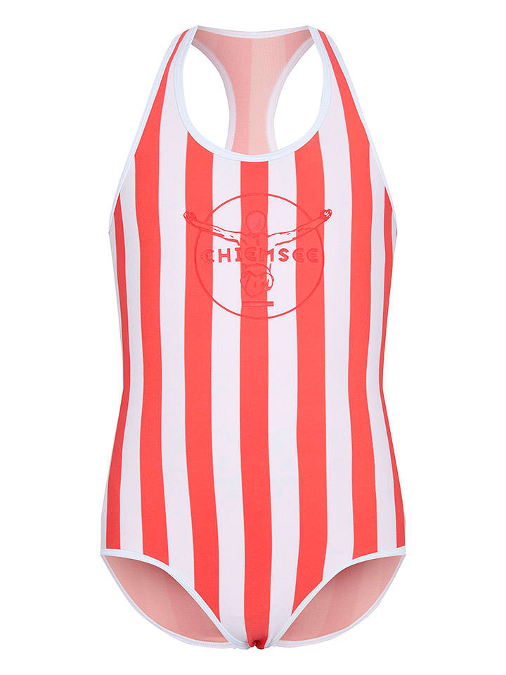 Chiemsee Strój kąpielowy "Kings Bay" w kolorze czerwonym rozmiar: 146/152