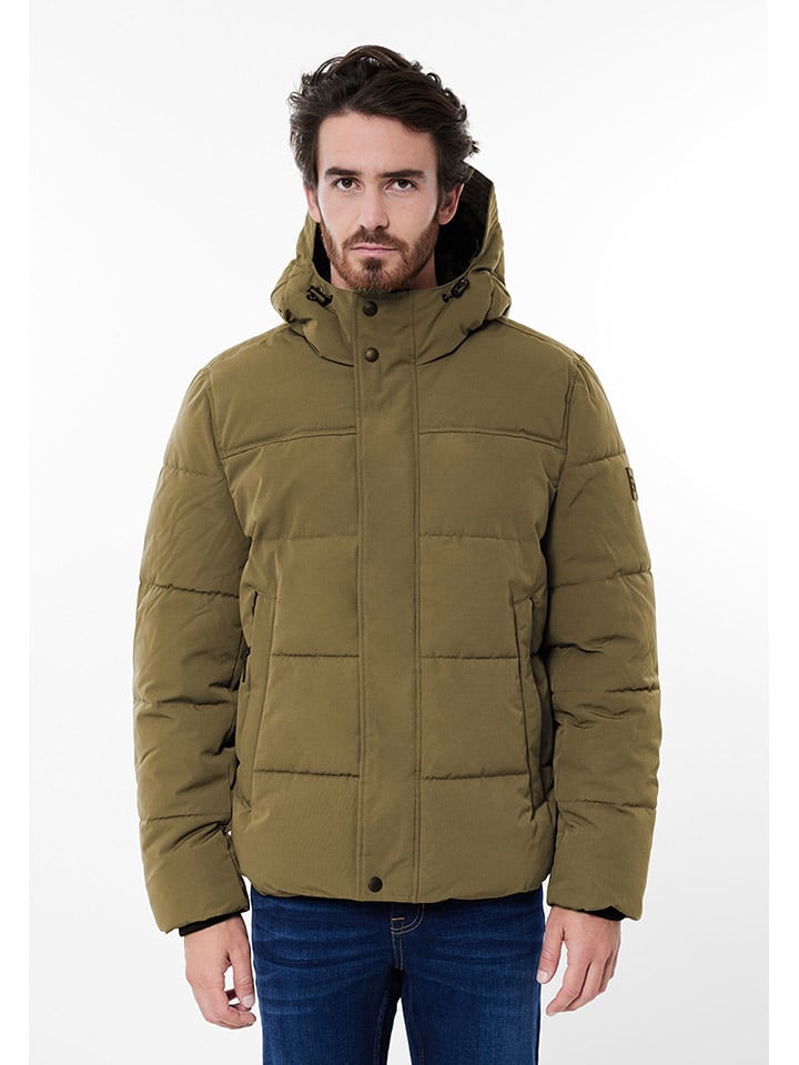Street One Men Kurtka pikowana w kolorze khaki rozmiar: S