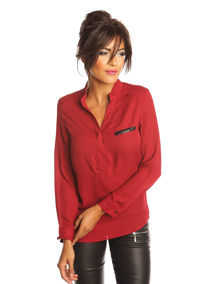 Bluzka "Adeline" w kolorze bordowym