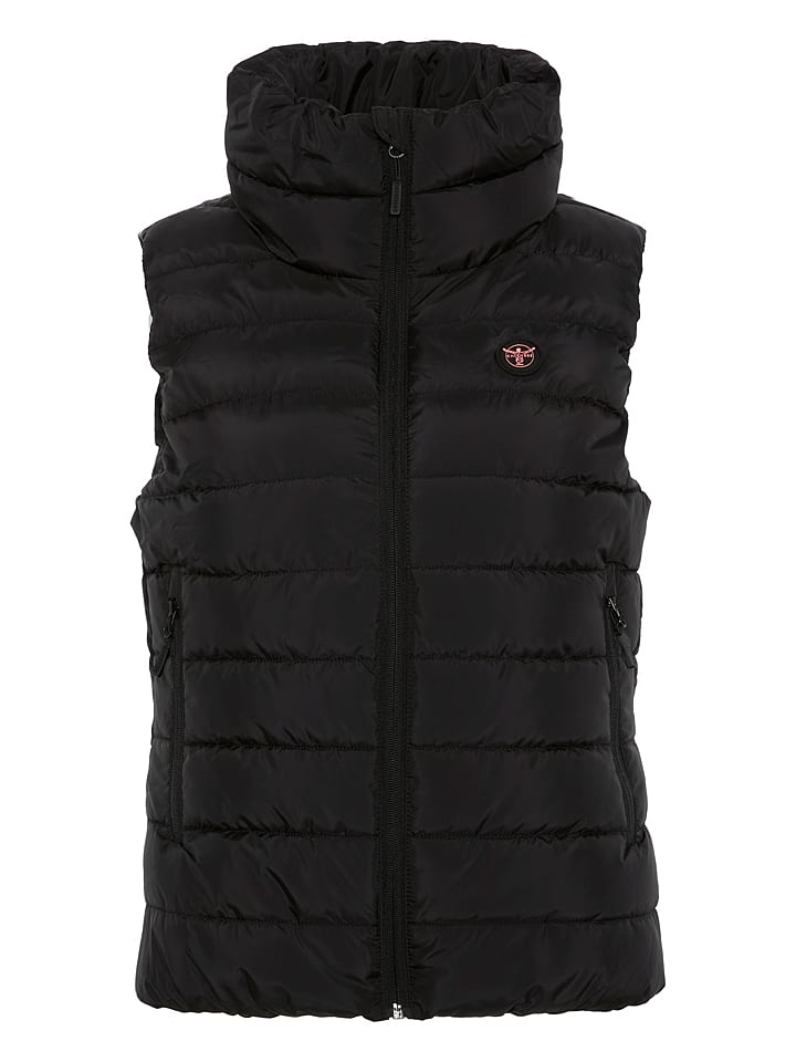 Chiemsee Kamizelka pikowana "Husila" w kolorze czarnym rozmiar: XL