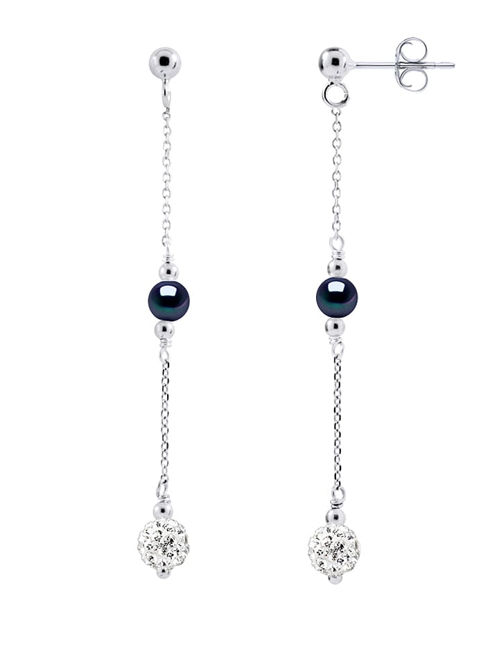 Mitzuko Srebrne kolczyki z perÅ‚ami rozmiar: onesize