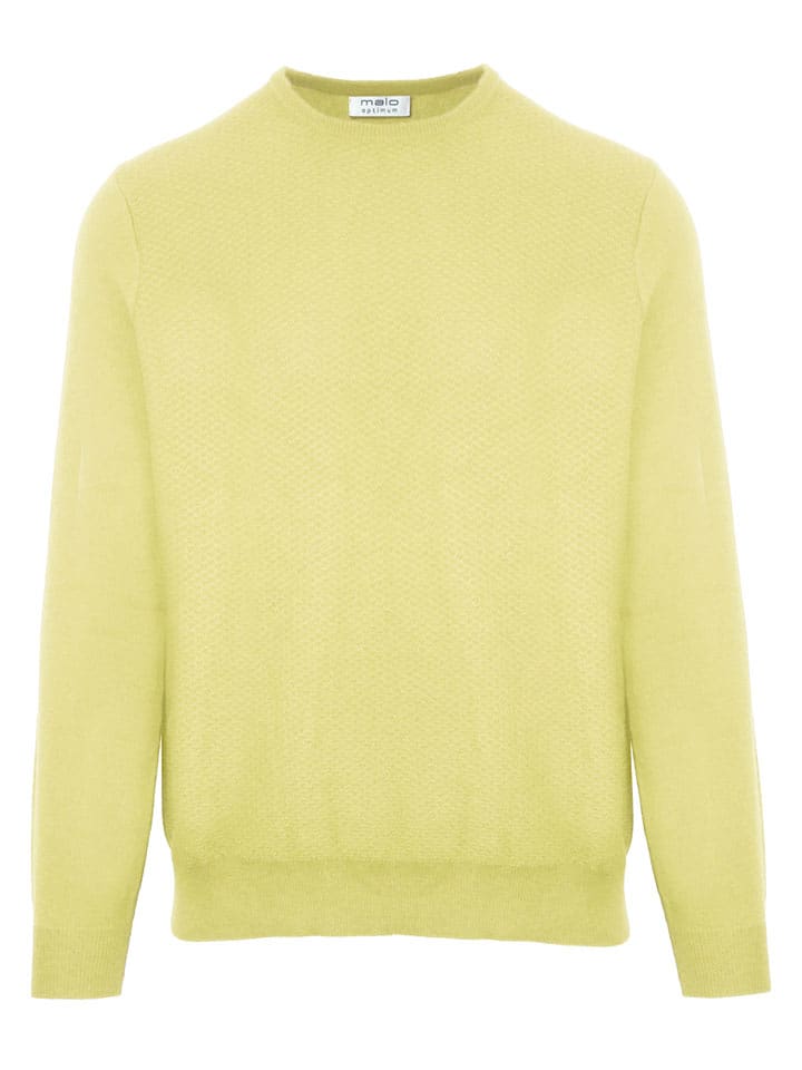 Malo Optimum Sweter w kolorze jasnożółtym rozmiar: S