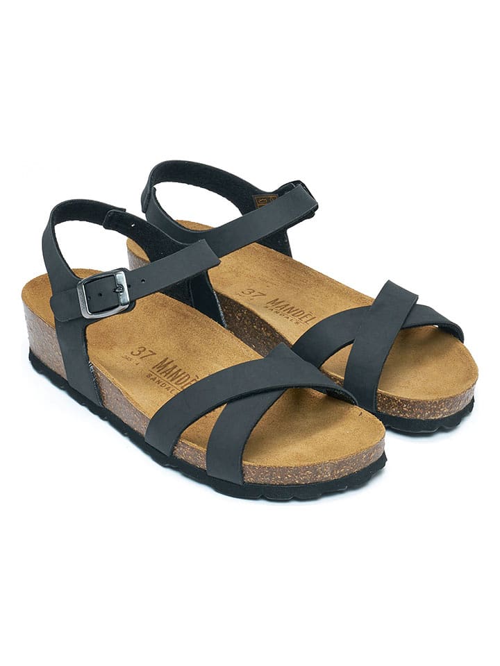 Mandel Sandały w kolorze czarnym rozmiar: 41