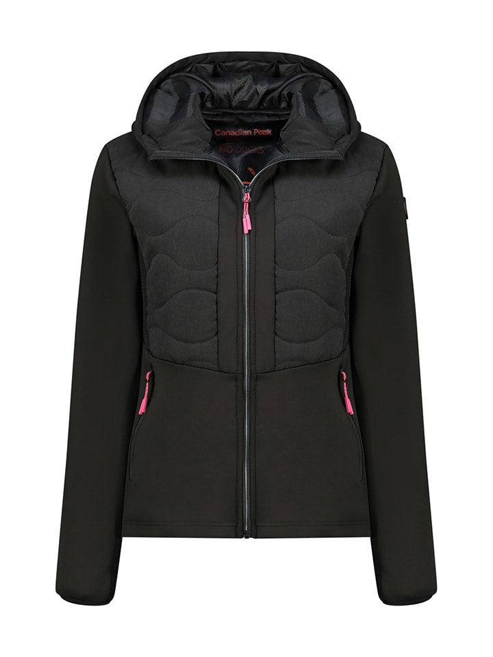 Canadian Peak Kurtka polarowa "Tigneseak" w kolorze czarnym rozmiar: XL