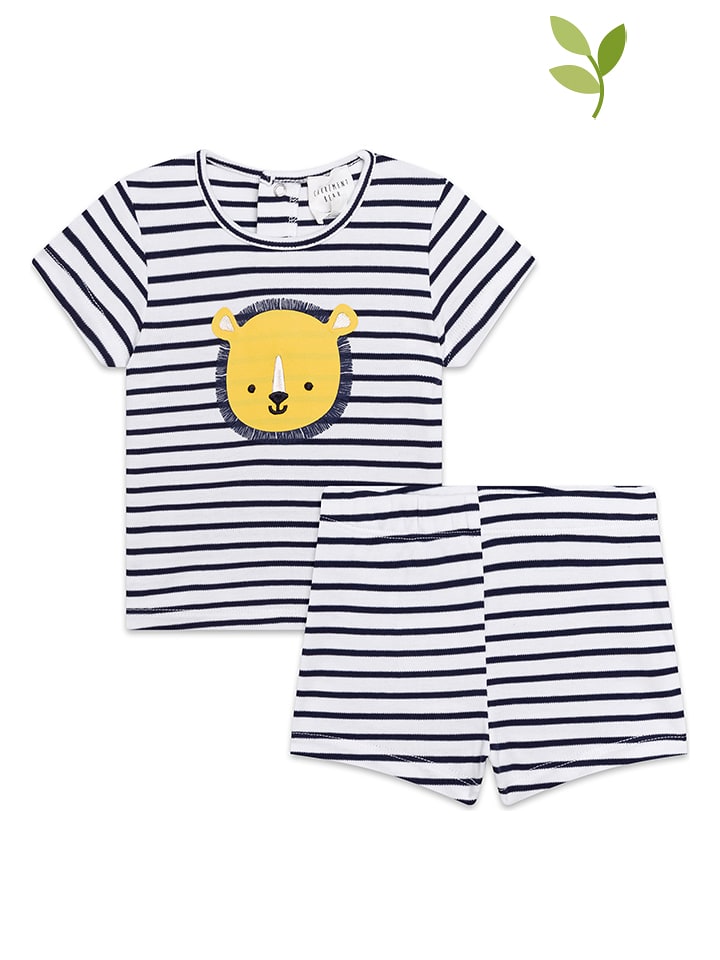 Carrément beau Piżama w kolorze niebiesko-białym rozmiar: 92