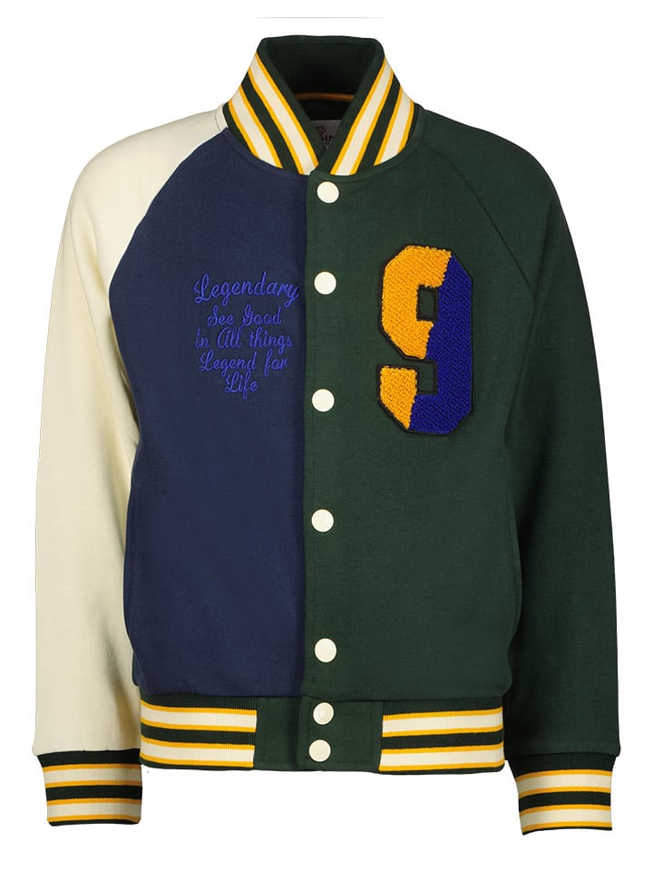 Vingino Bluza "Tijn" w kolorze granatowo-zielonym rozmiar: 128