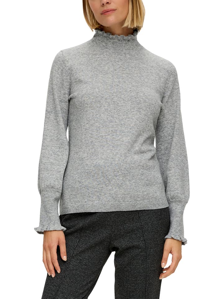 s.Oliver Sweter w kolorze szarym rozmiar: 42