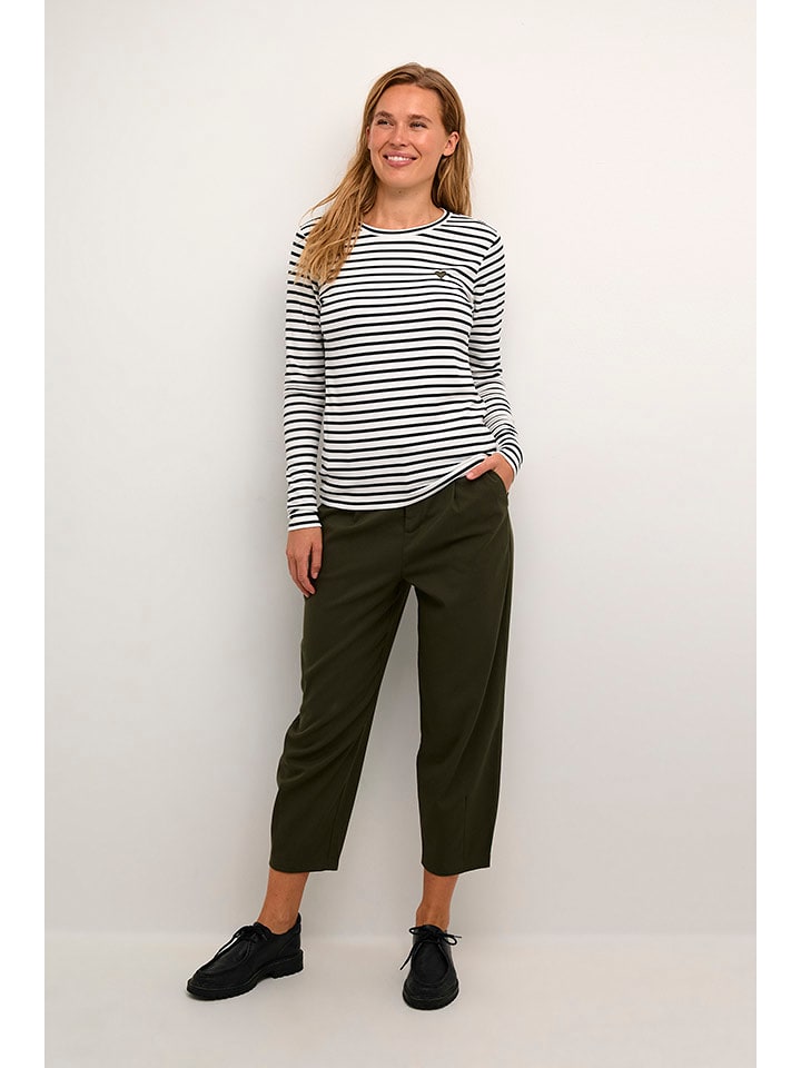 Kaffe Koszulka "Liddy" w kolorze czarno-białym rozmiar: XXL