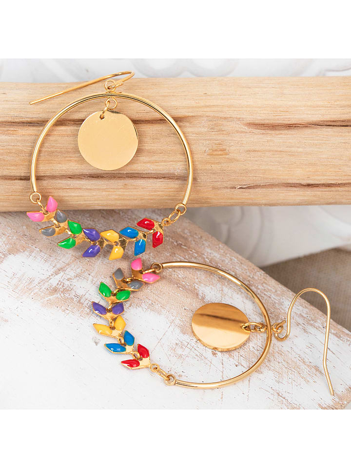 LA CHIQUITA Pozłacane kolczyki rozmiar: onesize