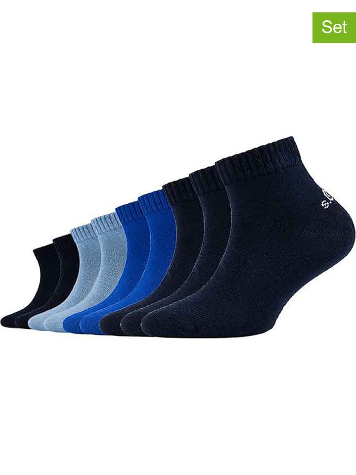 s.Oliver Skarpety (9 par) w kolorze czarno-niebieskim rozmiar: 27-30