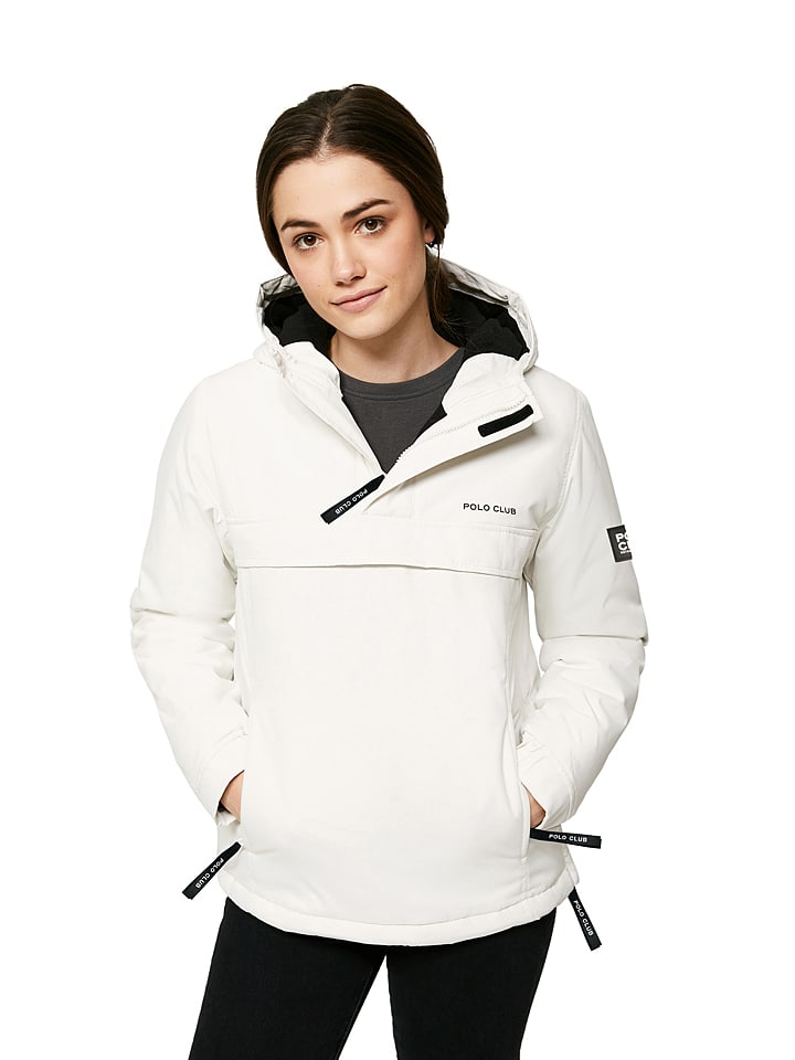 Kurtka przejściowa w kolorze białym