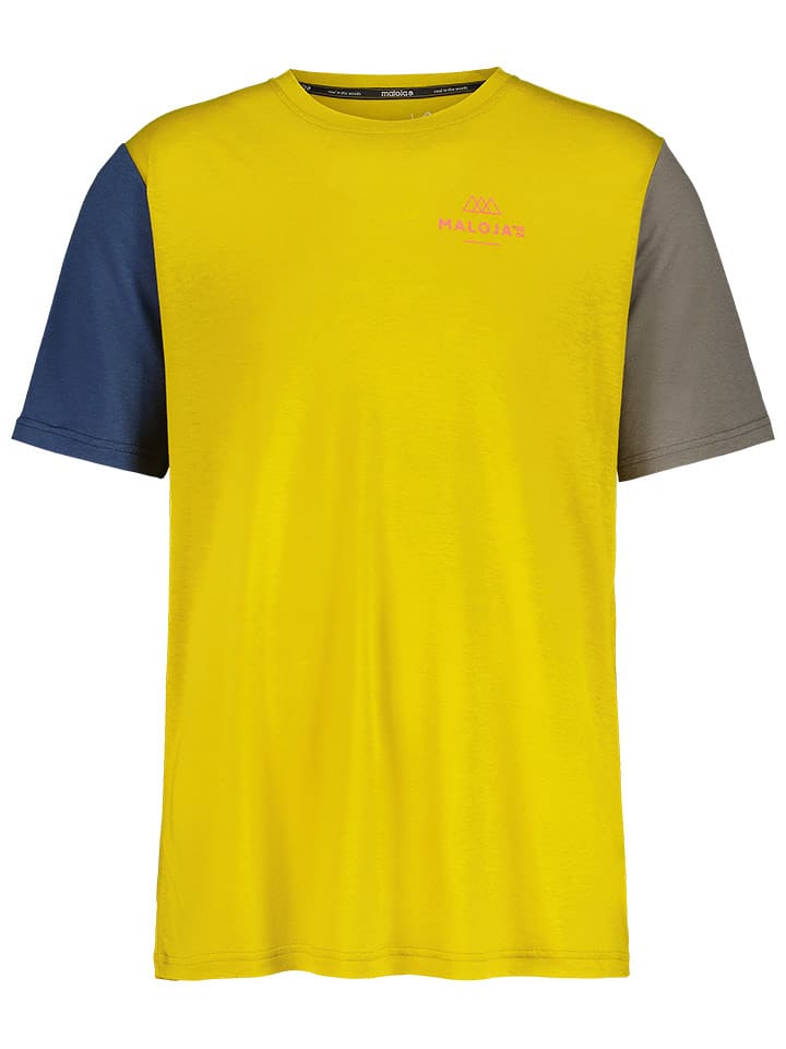 Maloja Koszulka funkcyjna "KalmbergM" w kolorze żółtym rozmiar: XS
