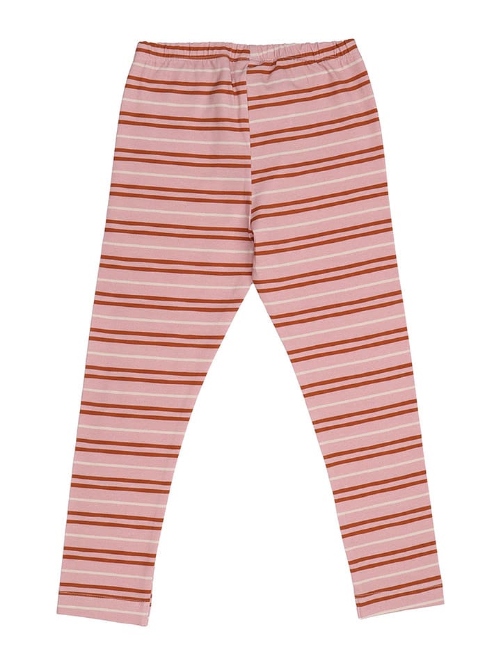 Walkiddy Legginsy w kolorze jasnoróżowo-czerwonym rozmiar: 140
