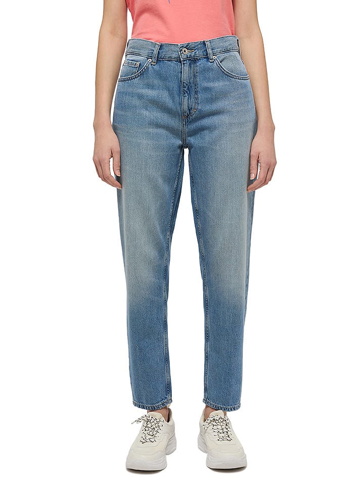 Mustang Dżinsy "Brooks" - Mom fit - w kolorze błękitnym rozmiar: W30/L38