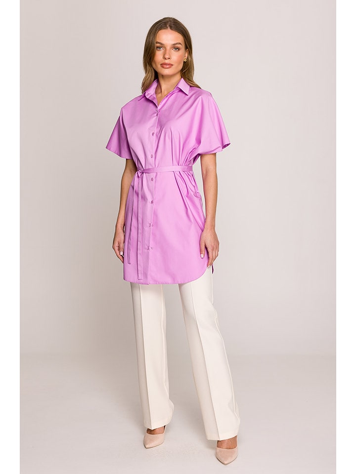 Stylove Tunika w kolorze fioletowym rozmiar: S/M