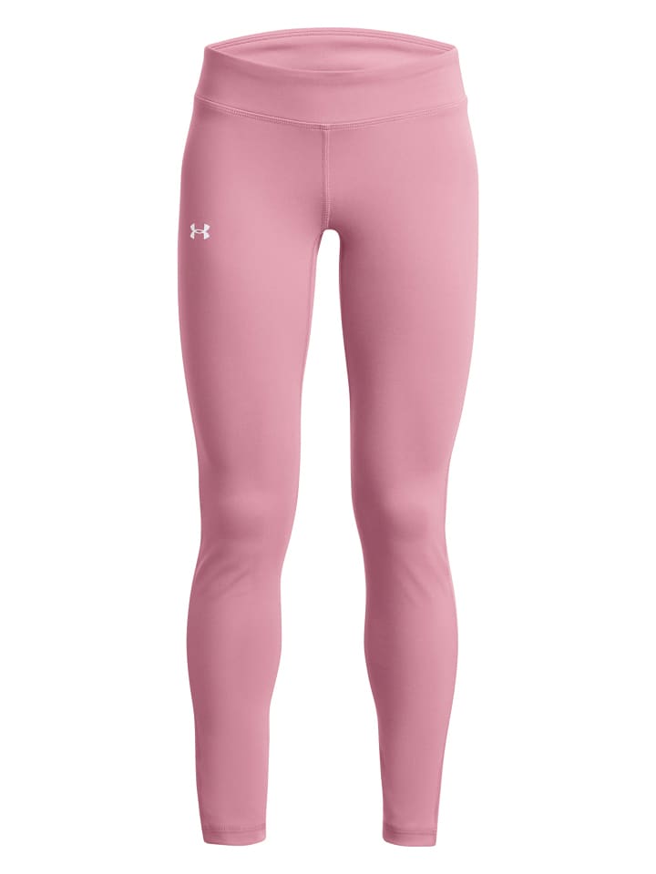 Under Armour Legginsy sportowe "Motion" w kolorze jasnoróżowym rozmiar: 122/128