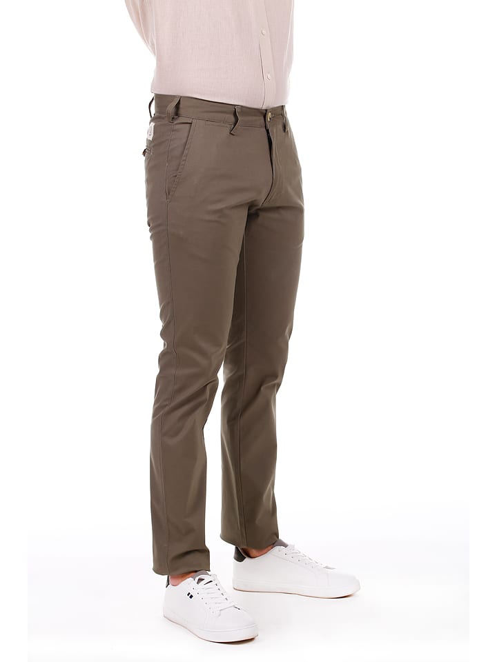 The Time of Bocha Spodnie chino w kolorze zielonym rozmiar: 56