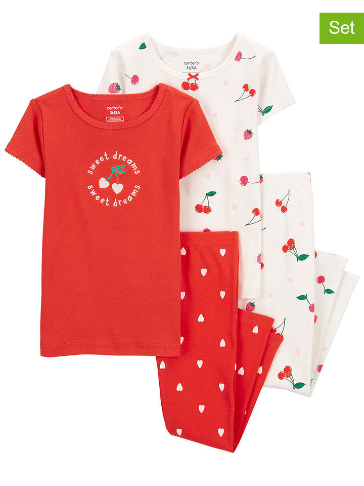 carter's Piżamy (2 szt.) w kolorze czerwonym rozmiar: 92