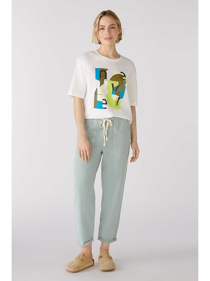 Oui Koszulka w kolorze białym rozmiar: 46