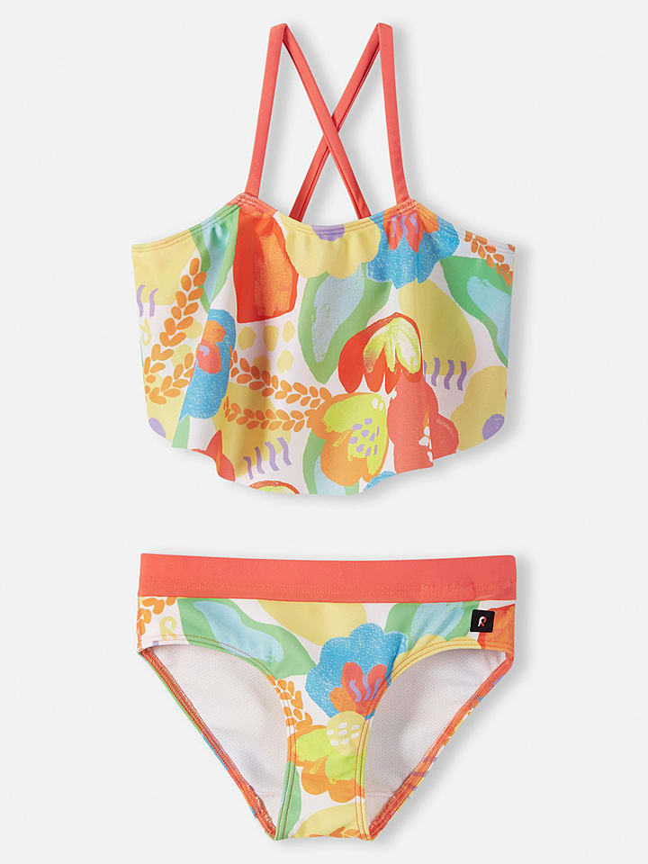 Reima Bikini "Aallokko" w kolorze żółto-pomarańczowym rozmiar: 134
