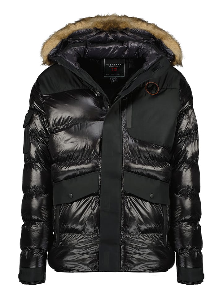 Geographical Norway Kurtka zimowa "Ampoule" w kolorze czarnym rozmiar: S