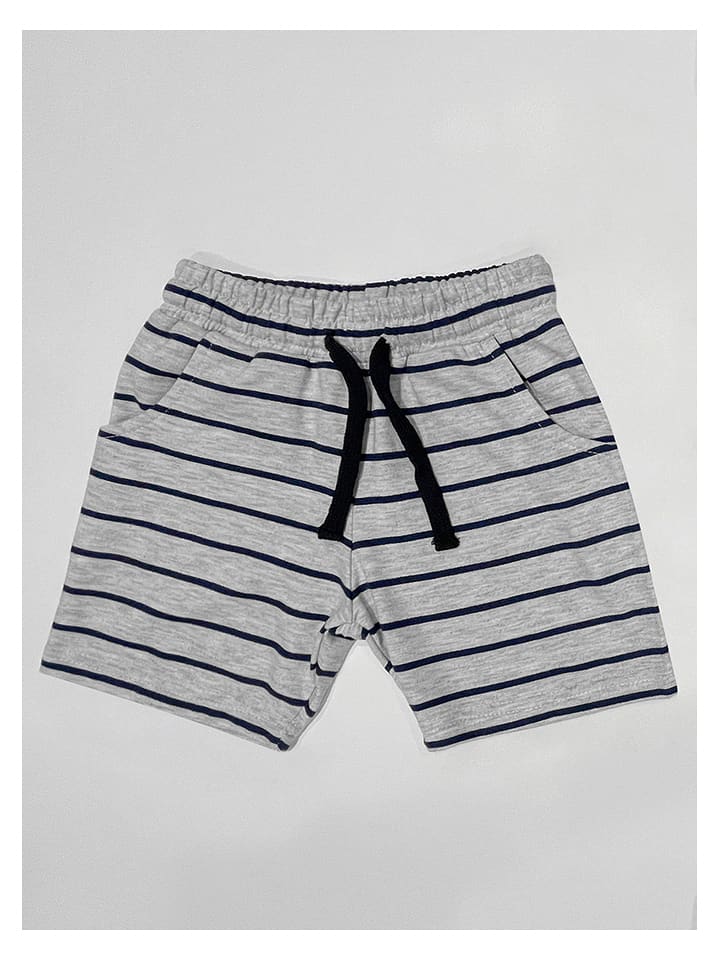 Denokids Szorty dresowe w kolorze szarym rozmiar: 122