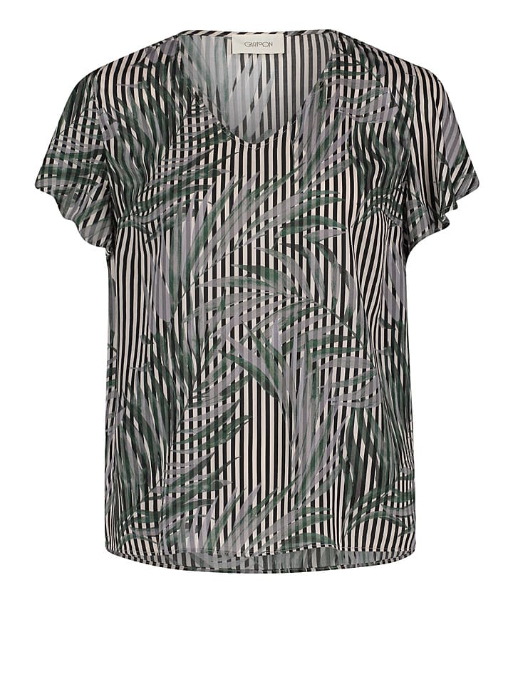 Koszulka w kolorze czarno-zielonym