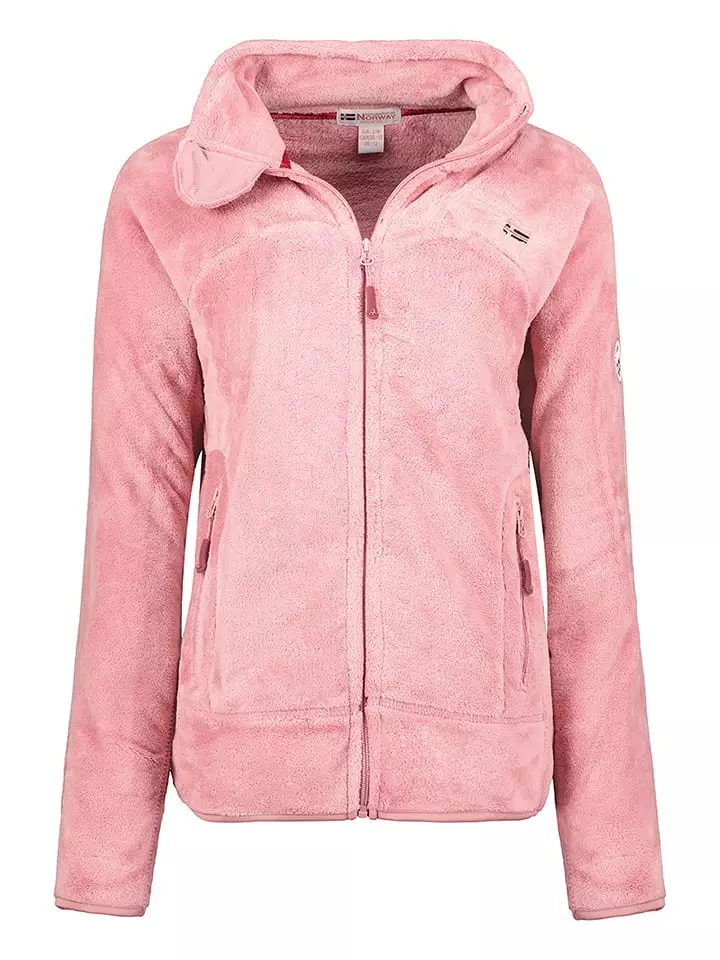 Geographical Norway Kurtka polarowa "Upaline" w kolorze jasnoróżowym rozmiar: L