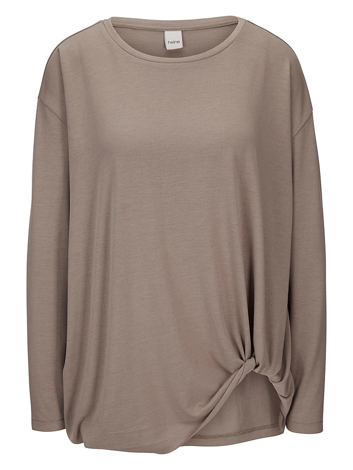 Koszulka w kolorze szarobrązowym