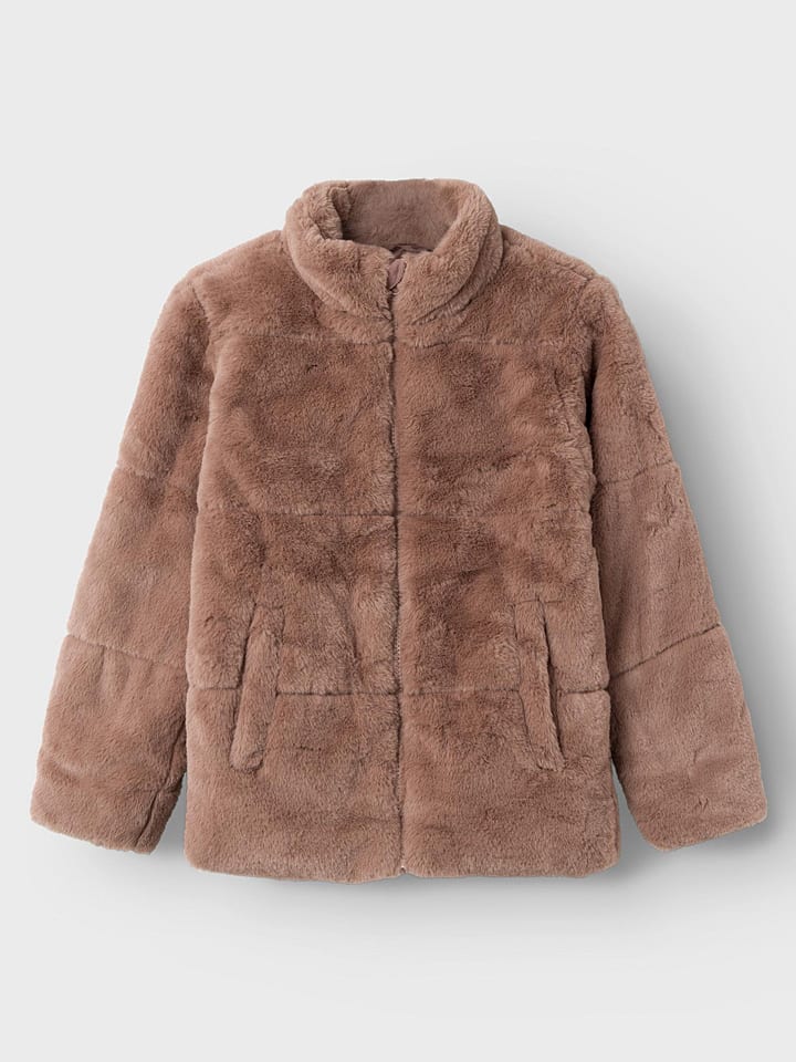 name it Kurtka pluszowa "Mosa" w kolorze brązowym rozmiar: 164