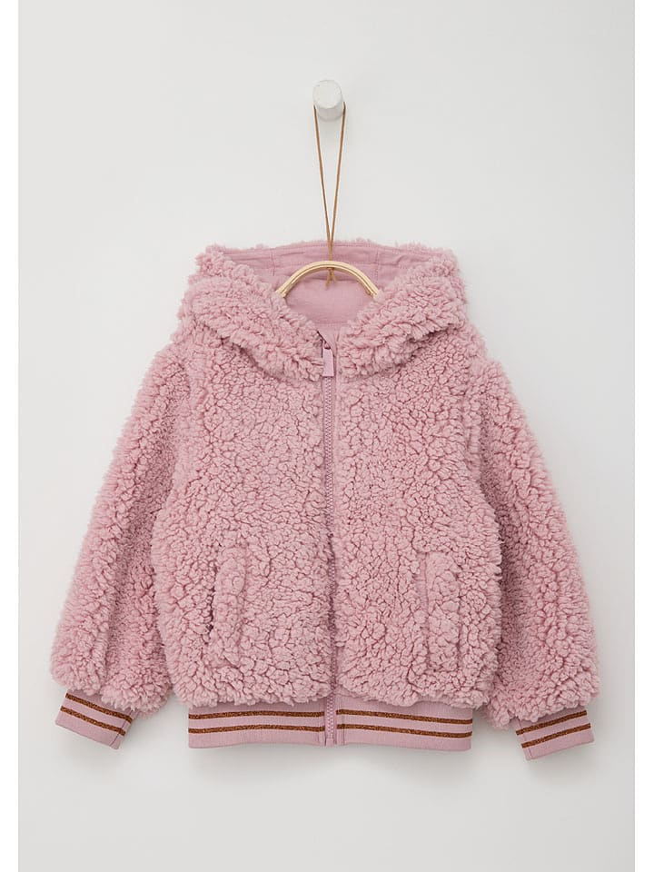 s.Oliver Kurtka polarowa w kolorze jasnoróżowym rozmiar: 116/122