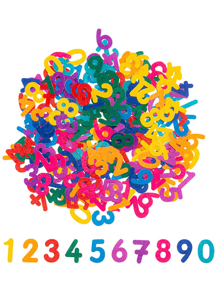 SUNNYSUE Filcowe cyfry (300 szt.) - 3+ rozmiar: onesize