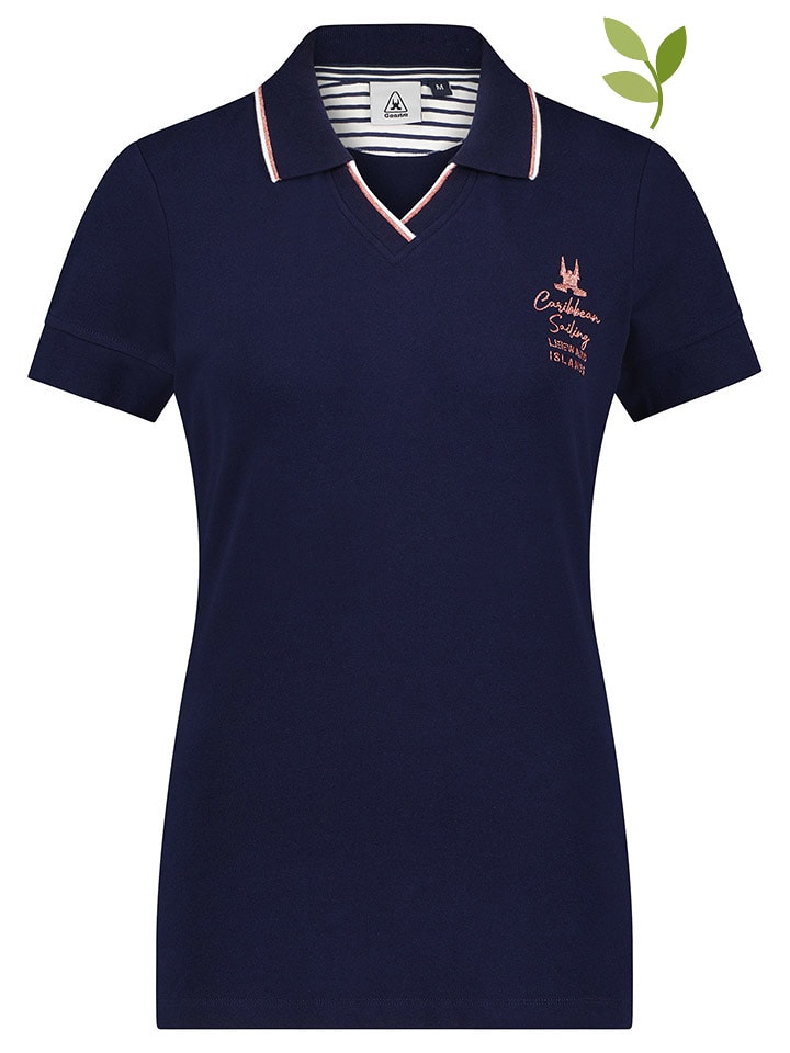 Koszulka polo "Cove" w kolorze granatowym