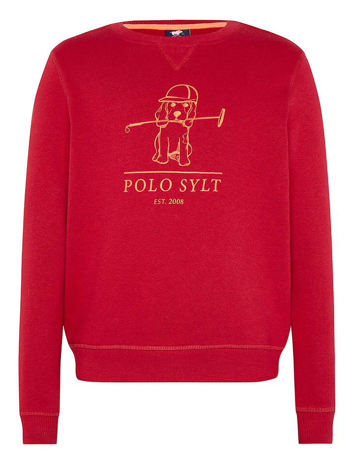 Polo Sylt Bluza w kolorze czerwonym rozmiar: 158/164