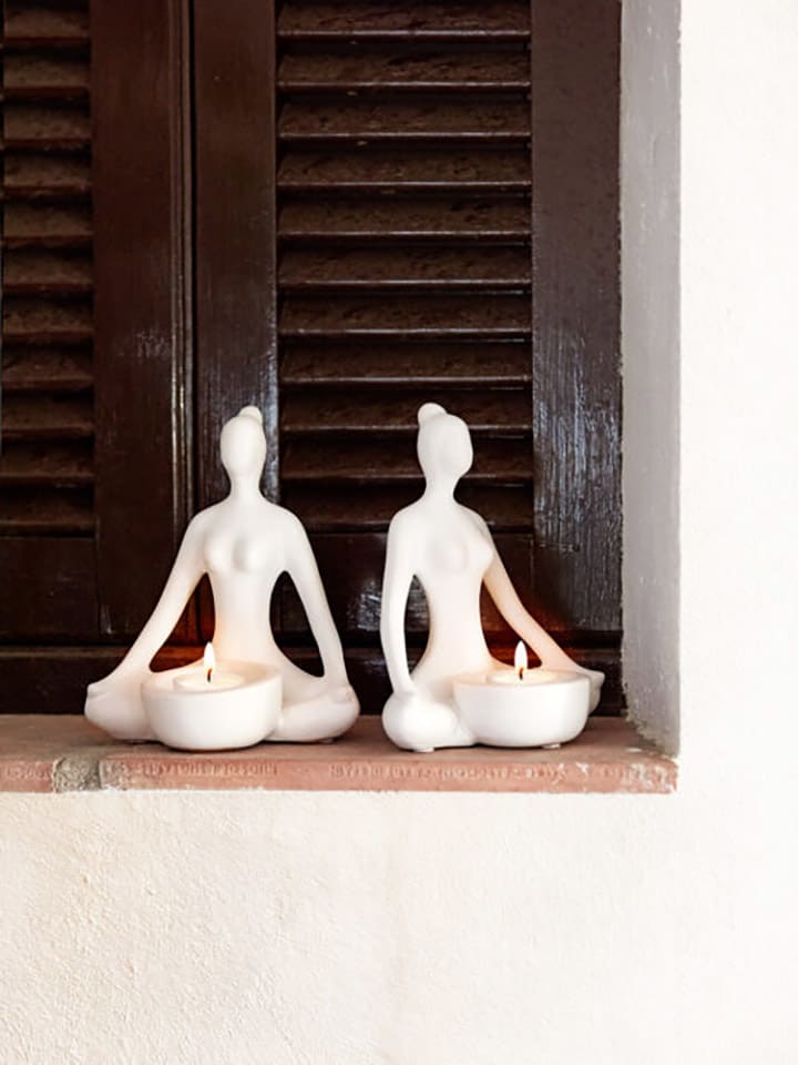 Zelected by Houze Pojemnik na podgrzewacze w kolorze białym - wys. 17 x Ø 10 cm rozmiar: onesize