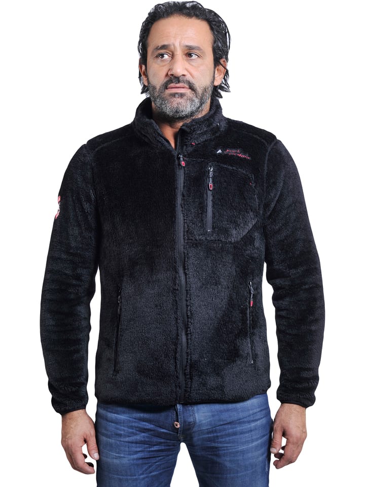 Kurtka polarowa w kolorze czarnym