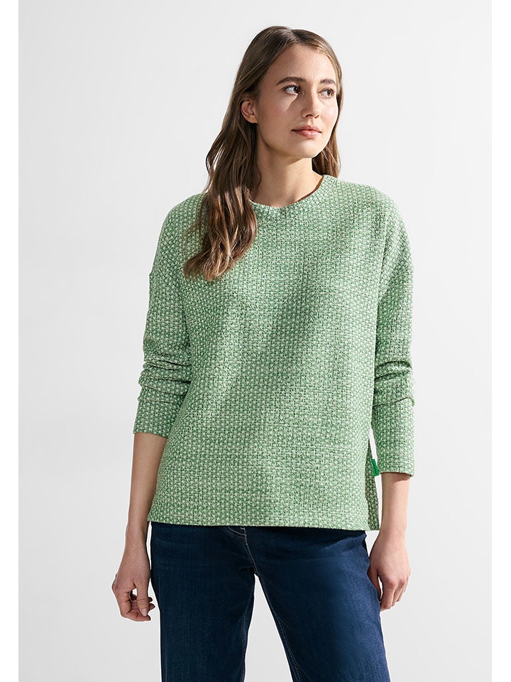 Cecil Sweter w kolorze zielonym rozmiar: M