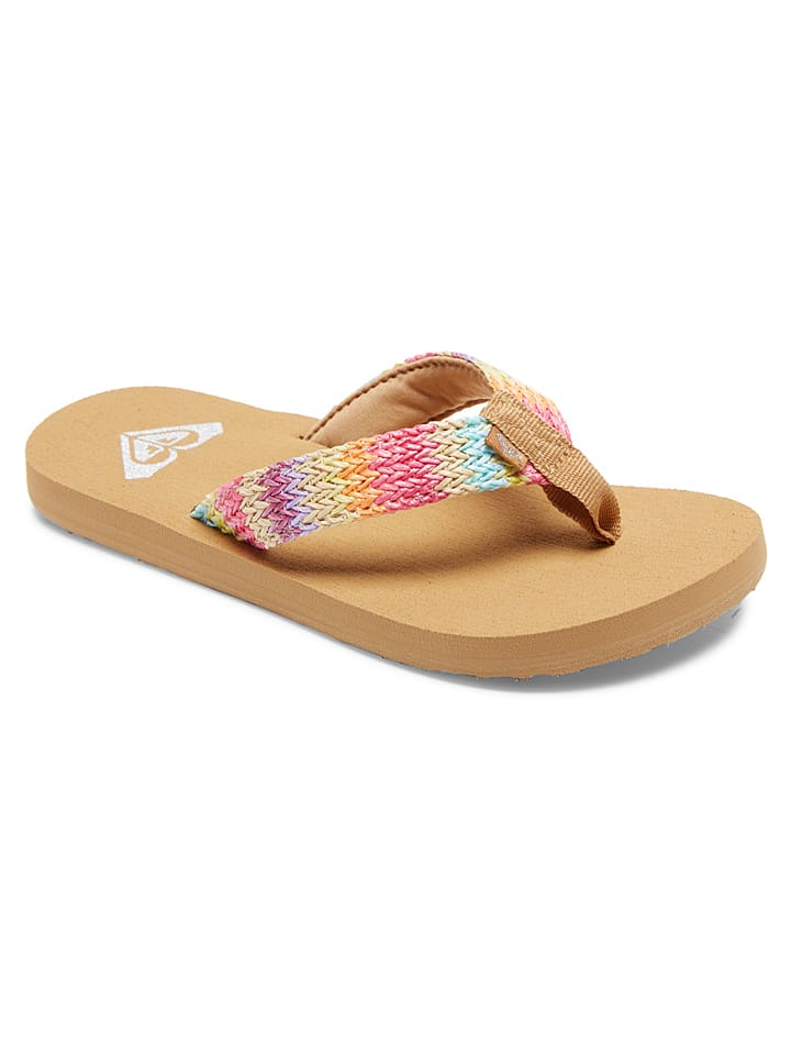 Roxy Japonki w kolorze beżowym rozmiar: 34