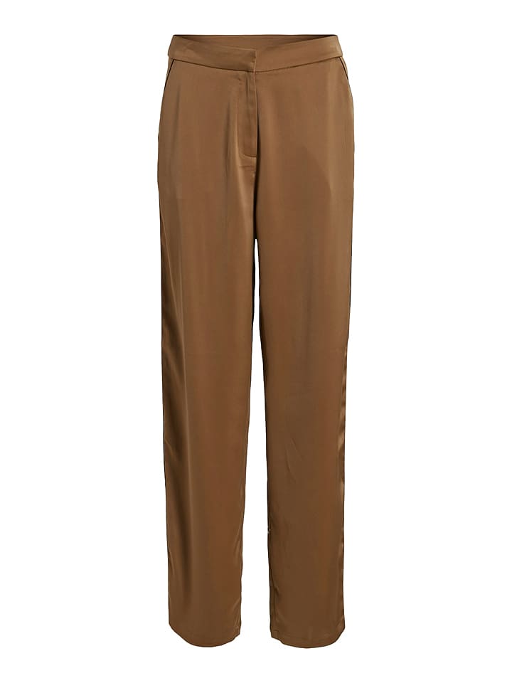 Vila Spodnie w kolorze brązowym rozmiar: 34