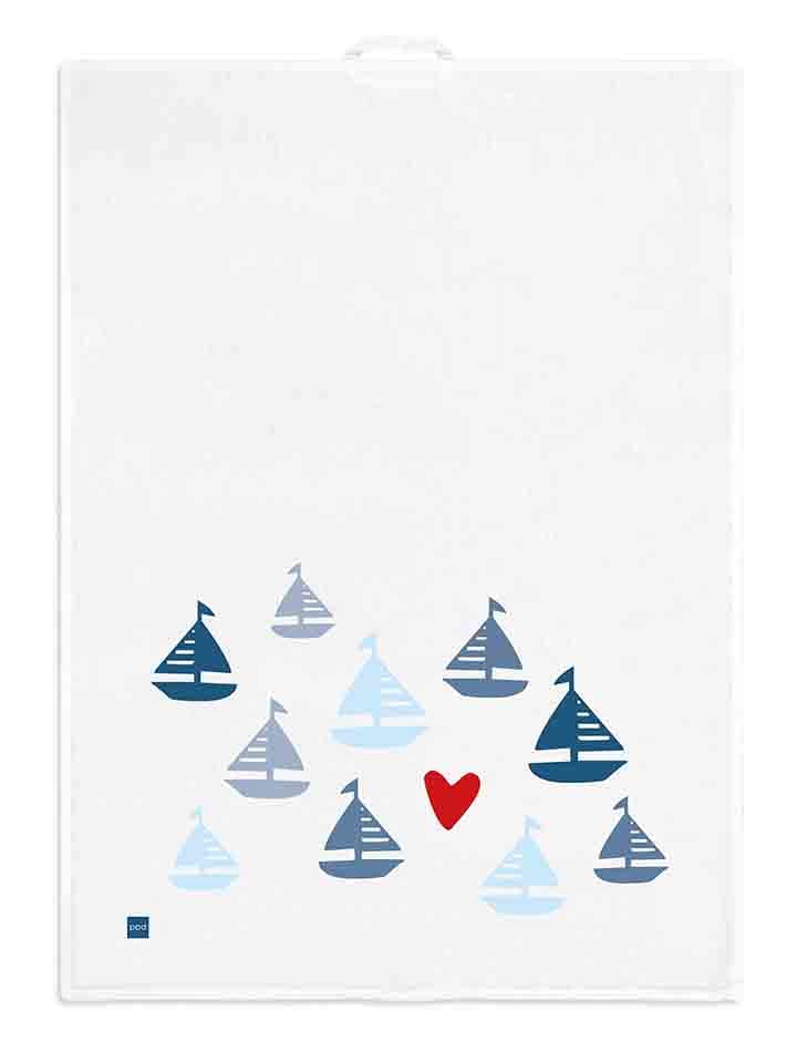 ppd Ściereczka w kolorze biało-niebieskim do naczyń - 70 x 50 cm rozmiar: onesize