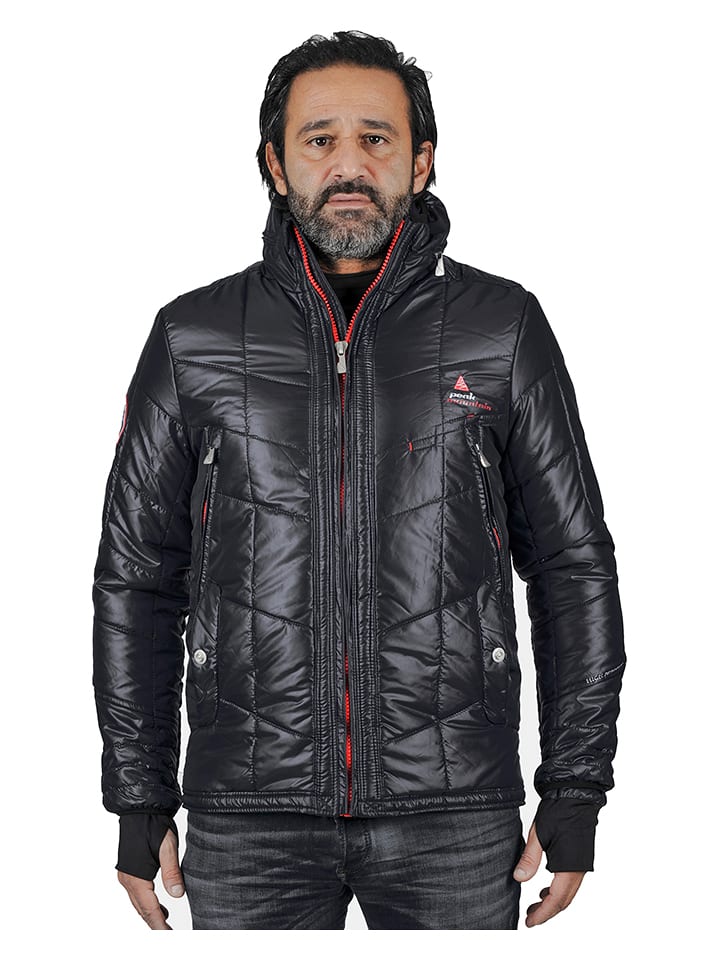 Peak Mountain Kurtka puchowa "Capa" w kolorze czarnym rozmiar: M