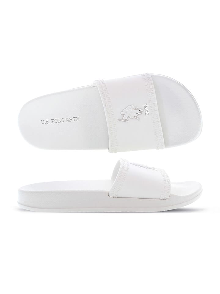 U.S. Polo Assn. Klapki w kolorze białym rozmiar: 42