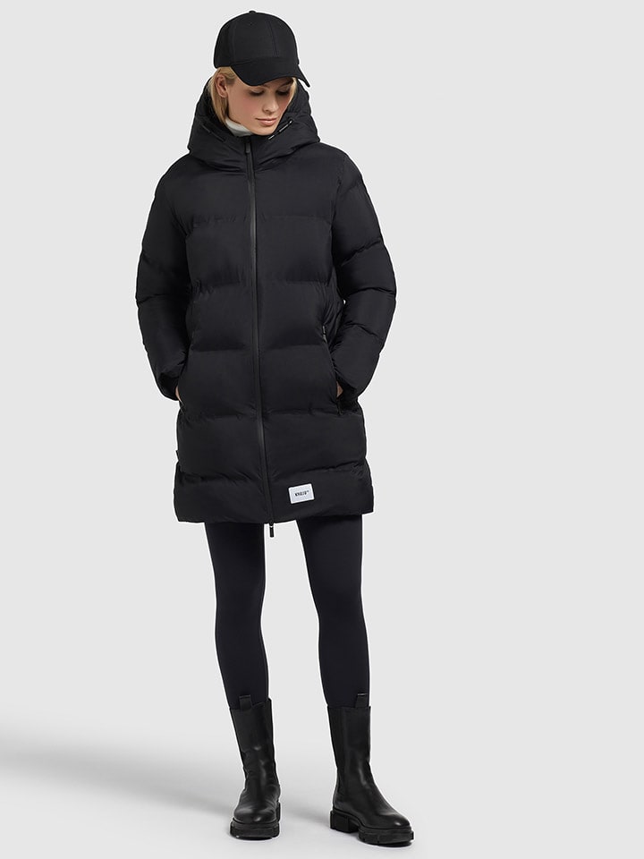 Khujo Płaszcz pikowany "Dido2" w kolorze czarnym rozmiar: L