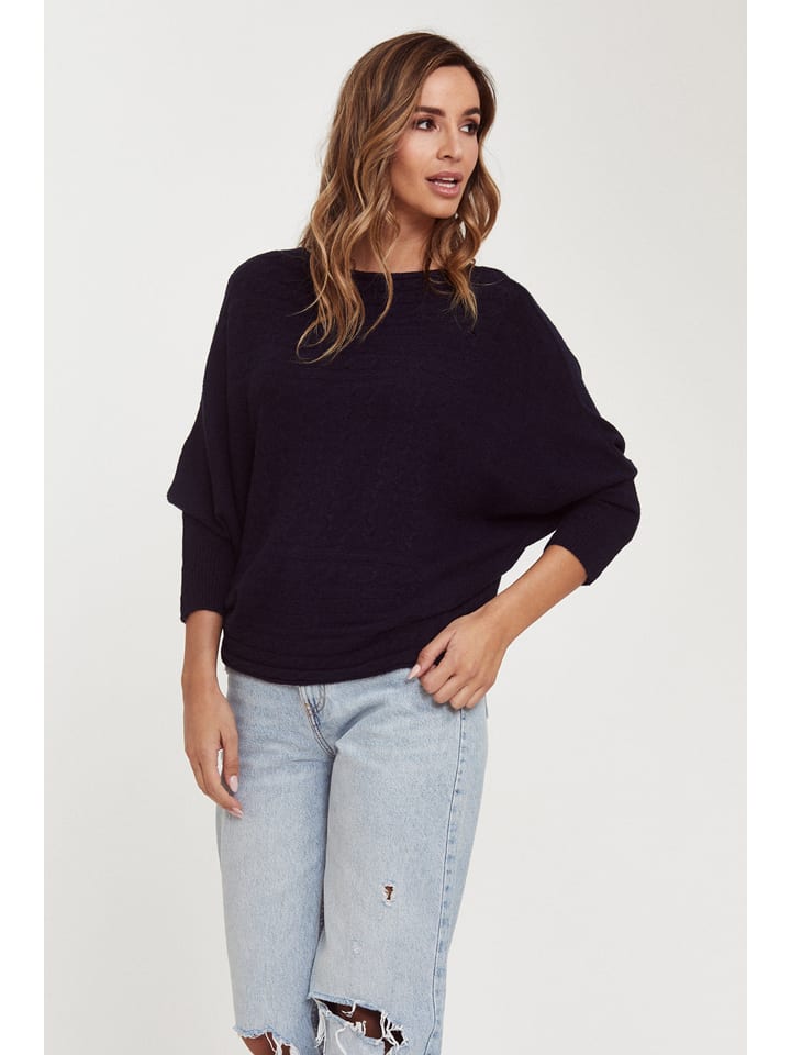 GERARD PASQUIER Sweter "Anemone" w kolorze granatowym rozmiar: XL