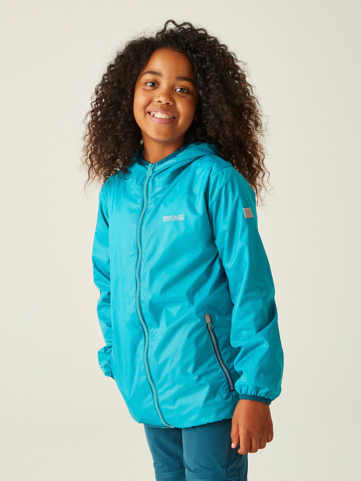 Regatta Kurtka przeciwdeszczowa "Lever II" w kolorze niebieskim rozmiar: 104