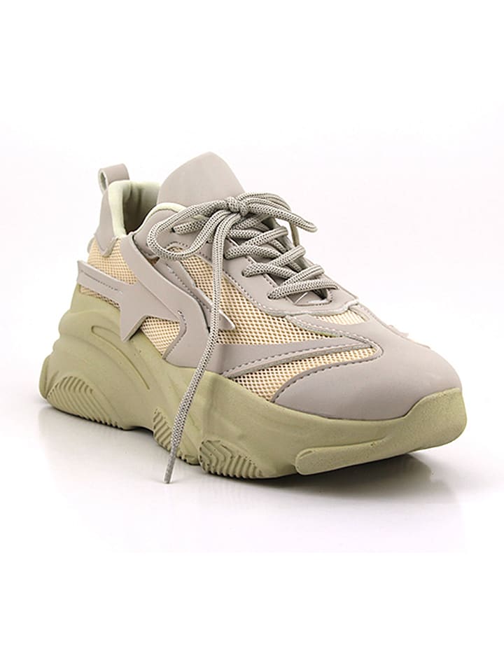 Sneakersy w kolorze beżowym