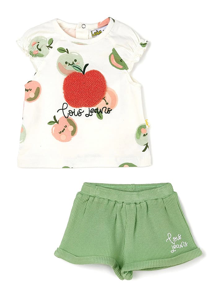 Lois 2-częściowy zestaw w kolorze zielono-białym rozmiar: 62